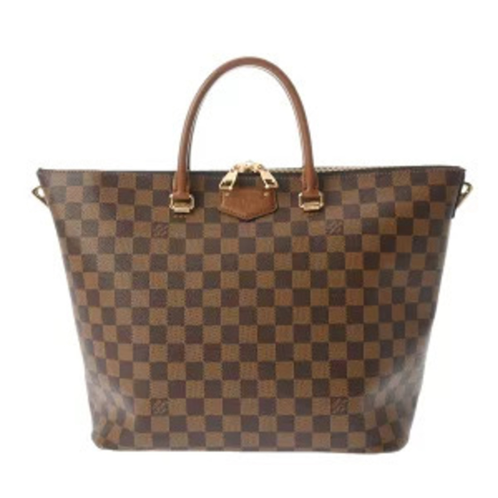 Louis Vuitton Damier Belmont Brown Canvas Handbag